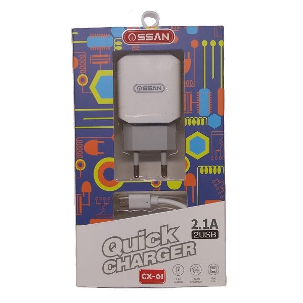 Bộ combo củ cáp sạc micro usb ossan