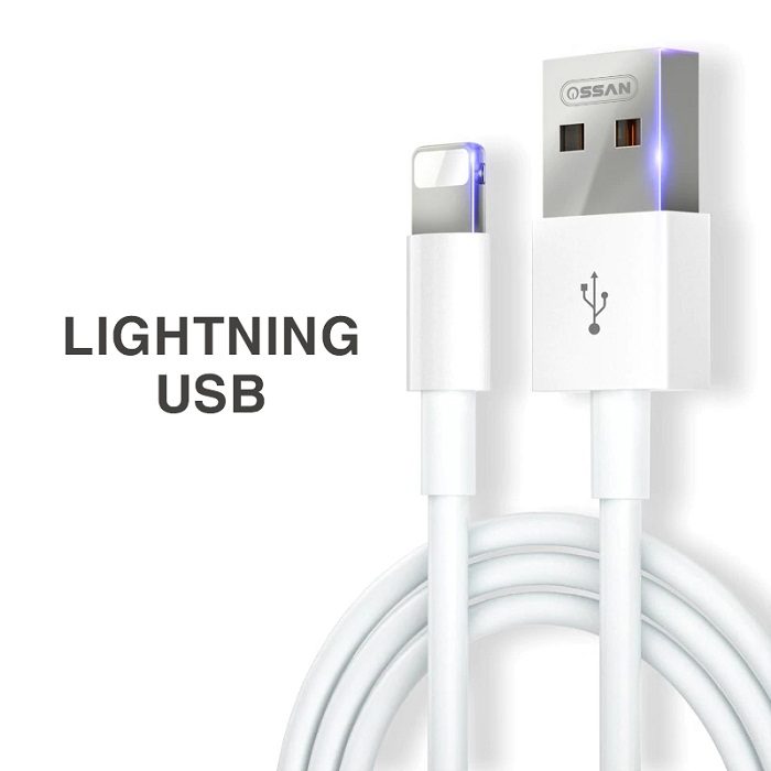 Cáp sạc nhanh Ossan Lightning cho iPhone dài 1m OS-C6i