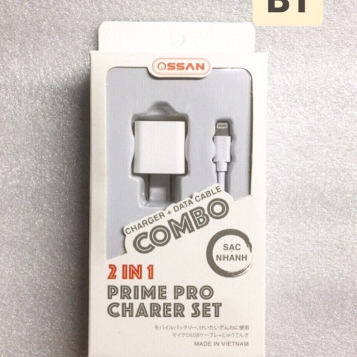 Combo sạc nhanh Iphone củ vuông OS-B1