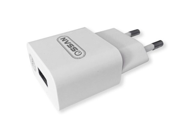 Củ sạc 1 cổng Ossan 5V-2A OS-A2 màu trắng