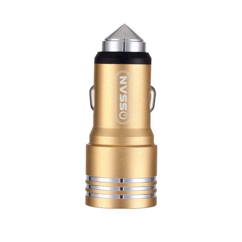 Sạc xe hơi Ossan 2 cổng 2.4A kiêm búa phá kính OS-AC30 - ảnh 4